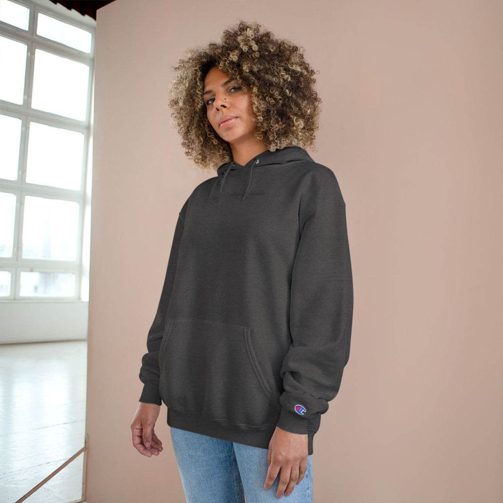 Champion Hoodie — 'I'm Not Here to Compete, I'm Here to Dominate' Motivational Hoodie